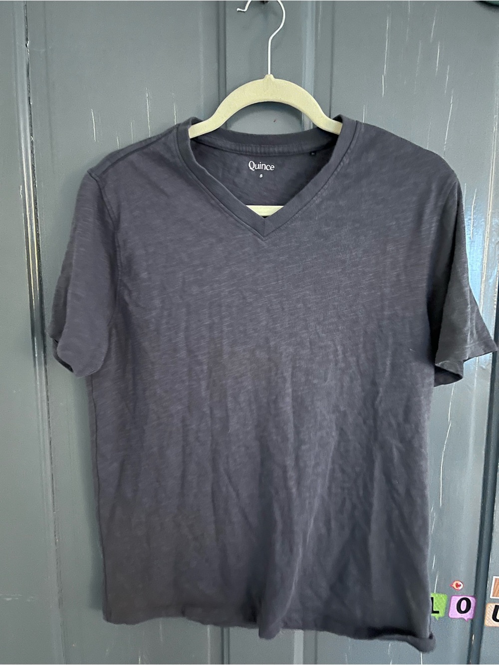Quince organic cotton v neck nwot